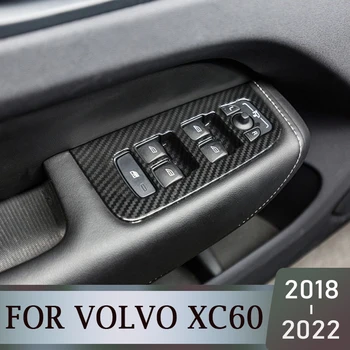 Для Volvo XC60 2018 2019 2020, Автомобильная дверь из нержавеющей стали, Панель Подлокотника, Переключатель окна, Кнопки подъема, Крышки, Отделка, Аксессуары для интерьера