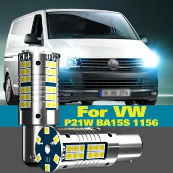 Дневной ходовой свет DRL P21W BA15S 1156 Для VW T5 T5.1 T6 Transporter Аксессуары 2 шт. Светодиодная лампа