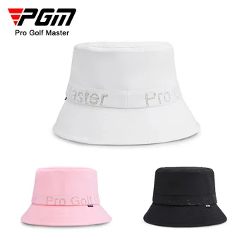 Женская шляпа для гольфа PGM с защитой от солнца и солнцезащитным кремом, дизайн внутренней впитывающей пот ленты, Рыбацкая кепка MZ057