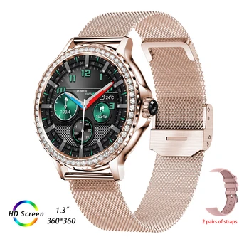 Женские смарт-часы NX19 для женщин с 1,3-дюймовым экраном, женские умные часы, женские наручные часы, фитнес-браслет, водонепроницаемые наручные часы