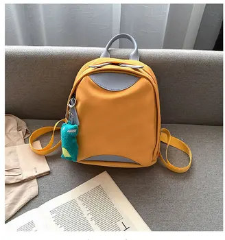 Женский рюкзак новая корейская версия модного повседневного дикого рюкзака tide, женский мини-рюкзак хитового цвета, водонепроницаемая маленькая сумка