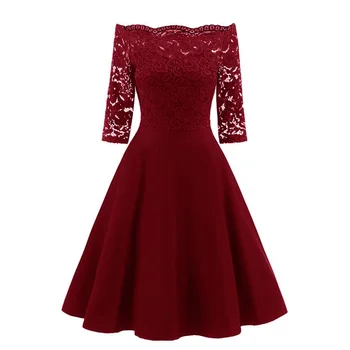 Женское милое кружевное платье на одно плечо в европейском и американском стиле, весна 2023, вечернее платье, летнее платье