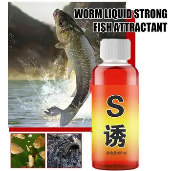 Жидкость для червей Сильный Аттрактант для рыбы Концентрированный Жидкий спрей Аксессуары для форели Вкусовая добавка Fishing Fishy O4Q6