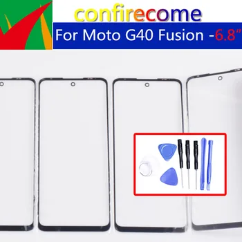 Замена для Moto G40 Fusion сенсорный экран Передняя внешняя ЖК стеклянная панель объектив