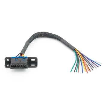 Запасные части Универсальный 16-контактный разъем OBD2 для открытия удлинителя OBD-кабеля Адаптер ленточного интерфейса