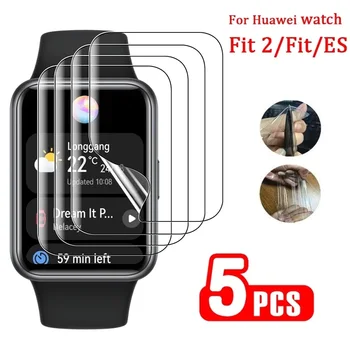 Защитная Пленка Для часов Huawei Watch Fit 2 Fit Mini Гидрогелевая Пленка Протектор Экрана Не Стекло Для Honor Watch ES Мягкая Пленка Tpu