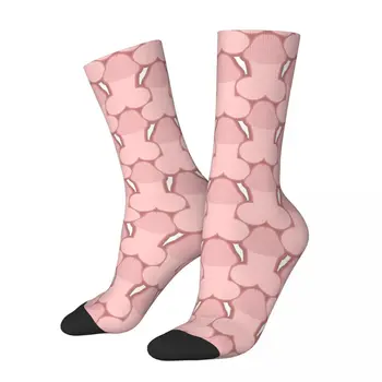 Зимние носки унисекс с розовым рисунком для пениса, велосипедные Happy Socks, уличный стиль Crazy Sock