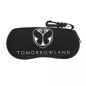 Изготовленный на заказ Бельгийский Футляр для электронных танцевальных очков Tomorrowland, Портативный Футляр для музыкальных фестивалей, футляр для очков, Коробка для солнцезащитных очков