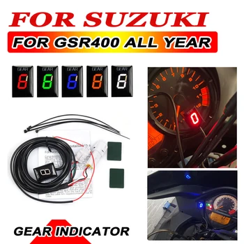 Индикатор передачи для аксессуаров для мотоциклов Suzuki GSR400 GSR 400, индикатор 1-6-ступенчатой передачи