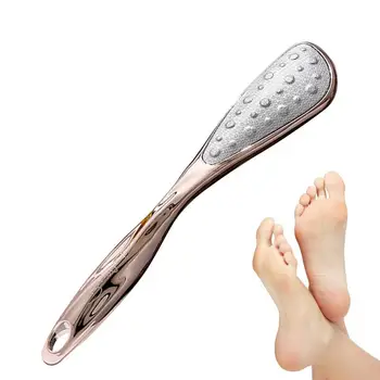 Инструмент для удаления мозолей на ногах, скребок для ног, доска для протирки ног из нержавеющей стали, Моющийся Педикюрный файл для ног, буфер для ног