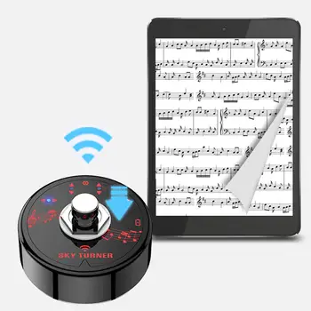Интеллектуальный беспроводной перелистыватель музыкальных страниц Простой в использовании перелистыватель музыкальных страниц Bluetooth-перелистыватель Беспроводная педаль перелистывания страниц