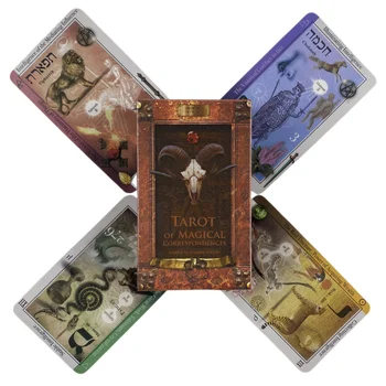 Карты Таро магических соответствий, 78 колод, издание для гадания на английском языке Oracle Visions, Борад для игр
