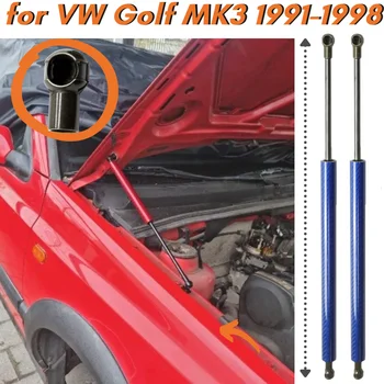 Кол-во (2) Стоек Капота Volkswagen Golf MK3 1991-1998 Модификация Переднего Капота Газовые Пружины Амортизаторы Подъемные Опоры Амортизаторы Перекладины