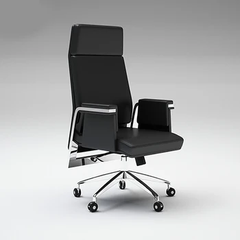 Кресло для персонала Boss 2023, высококачественная кожа, эргономика, Компьютерная Бытовая офисная мебель, место для конференций сзади