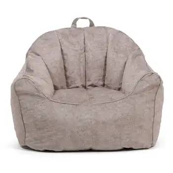 Кресло-мешок Hug, искусственный Хайд 3 фута, лунно-серый кресло-мешок для спальни, кресло-погремушка, ленивый диван, уютное кресло
