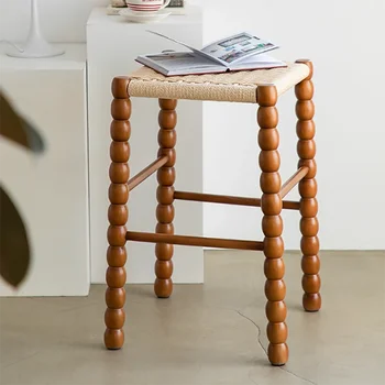 Кухонные барные стулья в стиле ретро, деревянный дизайн гостиной, Европейский минимализм, барные стулья, библиотека, табурет для ожидания, мебельная стойка Alto