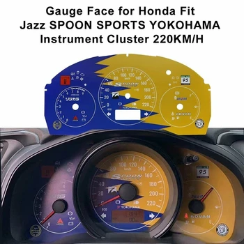 Лицевая панель датчика для комбинации приборов Honda Fit Jazz SPOON SPORTS YOKOHAMA 220 км/Ч