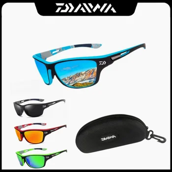 Лучшие продажи мужских поляризованных солнцезащитных очков DAIWA для велоспорта, спортивной рыбалки на открытом воздухе