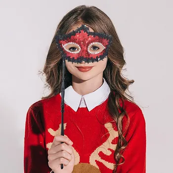 Маска, маскарадная маска, Карнавальная маскарадная маска с блестками, винтажная женская Венецианская маска, Клетчатая музыкальная вечеринка, Марди Гра, блестки