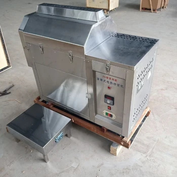 Машина для обжарки орехов с вращающимся барабаном для обжаривания вращающихся орехов с электрическим или Газовым нагревом Миндаля Арахиса Арахиса Арахиса Сои Макадамии