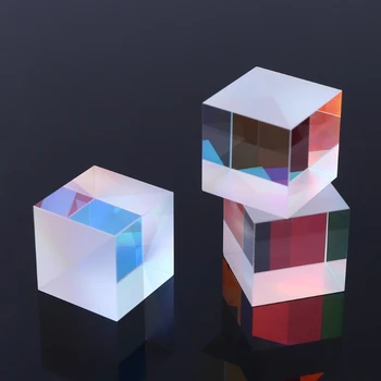 Модернизированная призма из оптического стекла, призма RGB, Красочный объединитель, разделитель для перекрестного дихроичного куба, Призма RGB, Оптический стеклянный треугольник