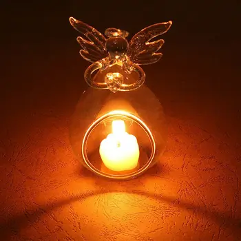 Модный стеклянный подсвечник, Хрустальная круглая свеча, чайный светильник, подсвечник для вечеринки, домашний декор