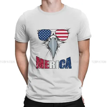 Мужская футболка Eagle Mullet с круглым вырезом и коротким рукавом, футболка из 100% хлопка, Забавные подарки на день рождения высшего качества
