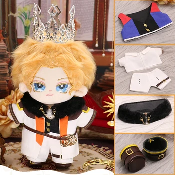 Мужская хлопковая кукольная одежда ручной работы, торжественное платье для коронации принца, аксессуары для кукол из хлопка 20 см, игрушки для девочек