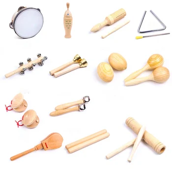 Музыкальные инструменты для ребенка 1, 2, 3 лет Монтессори Детские деревянные игрушки Детская игра Интерактивные музыкальные игрушки Развивающие игрушки для ребенка