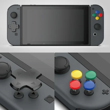 Набор колпачков для кнопок Skull & Co. JoyCon D-Pad DPAD для Nintendo Switch и контроллера Switch OLED Joy-Con