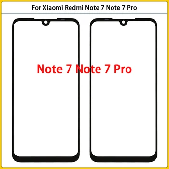 Новинка Для Xiaomi Redmi Note7 Note 7 Pro Сенсорный ЖК-экран Передняя Внешняя Стеклянная панель Объектива Note 7 Замена Стеклянной крышки Сенсорного экрана OCA