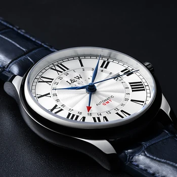Новые Мужские Часы SEIKO с Механизмом GMT Switzerland I & W, Мужские Механические Автоматические Часы Sapphire Business Relogios Masculino 2023