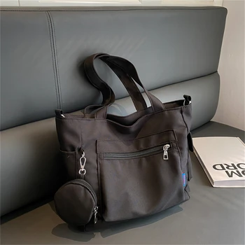 Новые повседневные сумки через плечо большой емкости для женщин 2023 Модная женская сумка-мессенджер высокого качества Оксфордские сумки