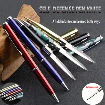 Новый креативный металлический нож шариковая ручка многофункциональный нож для открывания писем самооборона тактический нож ручка канцелярские принадлежности подарок