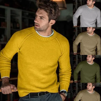 Новый мужской теплый свитер 2023 года в Европе и Соединенных Штатах Модный повседневный мужской свитер Top Burst Sweater 218