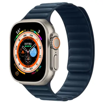 Новый ремешок FineWoven для Apple Watch Band 44мм 40мм 45мм 49мм 41 Оригинальный браслет с магнитной петлей iWatch Series 9 8 SE 7 6 Ultra 2
