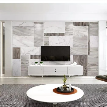 обои wellyu для домашнего декора На заказ скандинавский минималистичный мраморный абстрактный геометрический золотой фон для телевизора стена