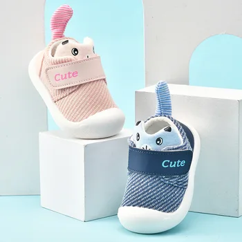Обувь для малышей, обувь для мальчиков, весенне-осенняя обувь для детей от 0 до 1-2 лет, мягкая дышащая обувь для новорожденных девочек