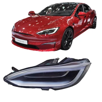 Оптовая цена Подходит для передних светодиодных фар автомобиля Tesla Model S Автозапчасти Автомобильный фонарь в сборе 1053572 1053575