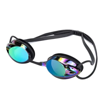 Очки для плавания, мужские и женские Водонепроницаемые очки с гальваническими линзами высокой четкости, очки для соревнований по плаванию, очки