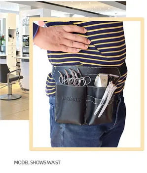 Парикмахерский набор, поясная сумка для парикмахера, сумка для хранения ножниц, Поясная сумка для инструментов для волос, сумка из искусственной кожи, Оптовая продажа, сумка для ножниц для волос на заказ