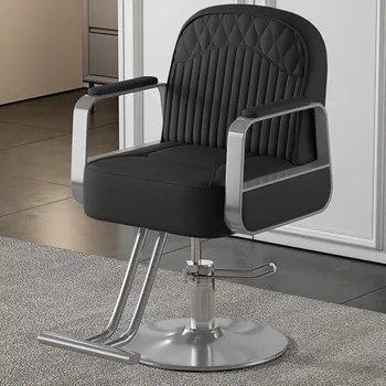 Парикмахерское кресло для салона макияжа Парикмахерская Салон на колесиках Профессиональное вращающееся кресло для тату Cadeira Эргономичная Мебель для салона
