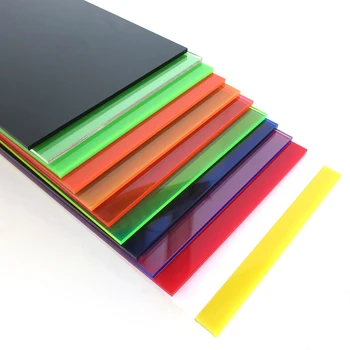 Пластиковая доска толщиной 2,3 мм из цветного акрилового листа толщиной 100*200 мм для изготовления рамки для картин 