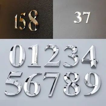 Пластиковые номера дверей квартир офисов для наружных деловых декоративных проектов