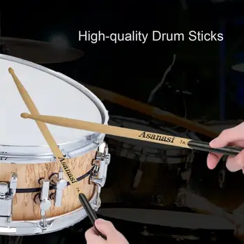 Подарок барабанщику Профессиональные барабанные палочки с каплевидным дизайном, нескользящая рукоятка, легкая конструкция, идеально подходящая для опытных игроков
