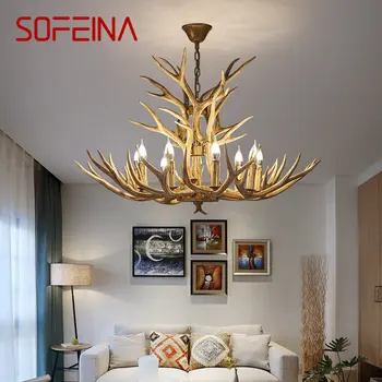 Подвесные светильники SOFEINA Nordic Креативная светодиодная потолочная люстра для декора прохода в столовой современного дома
