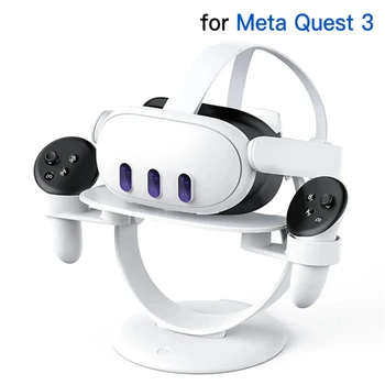 Подставка Для Хранения Виртуальной Реальности Для Игрового Автомата Meta Quest 3 Премиум ABS Настольная Подставка Для Хранения, Органайзер, Игровые Аксессуары