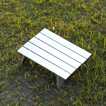 Портативные Складные столы для кемпинга, складной стол из алюминиевого сплава, Легкий Встроенный Пляжный столик, Столы для пикников