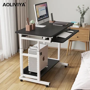 Прикроватный столик SH AOLIVIYA, съемный столик в спальне, домашний студенческий стол, простой подъемный компьютерный стол в общежитии, Складной компьютерный стол