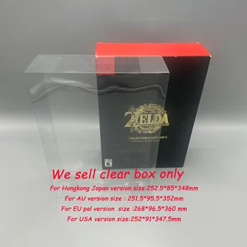 Прозрачный чехол из ПЭТ-ткани для Switch NS для The Legend of Zelda: Tears of Kingdom, Коллекционное издание, коробка для хранения игрового дисплея